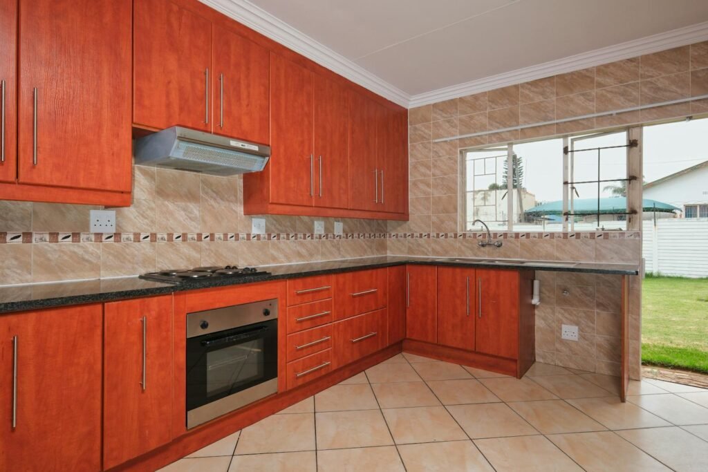 Interior View of a Contemporary Kitchen